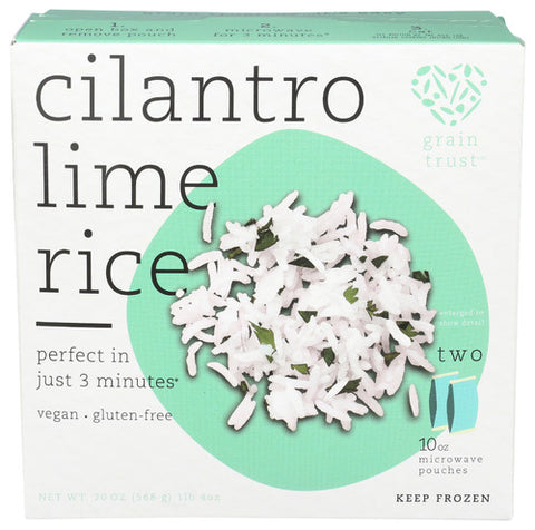 GRAIN TRUST RICE CILANTRO LIME - 20 OZ