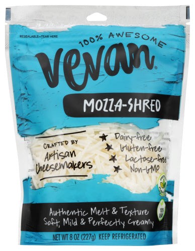 VEVAN CHEESE MOZZA SHREDS - 8 OZ