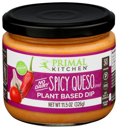 Primal Kitchen Dip Queso Spicy, 11.5 OZ.