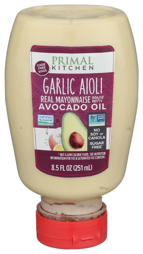 Primal Kitchen Mayo Aioli Garlic Sqz, 8.5 FO.