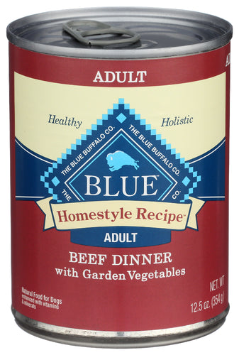 BLUE BUFFALO DOG FOOD HOMESTYLE BEEF - 12.5 OZ