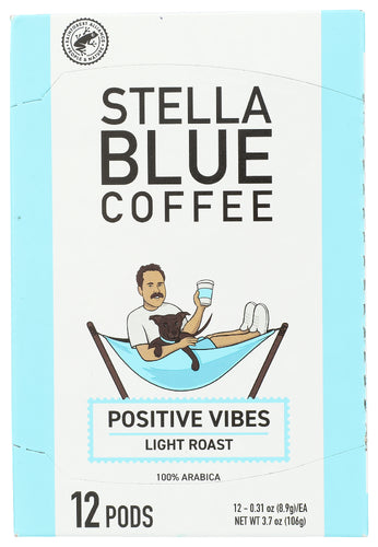 STELLA BLUE COFFEE SS POSITIVE VIBES - 12 PC