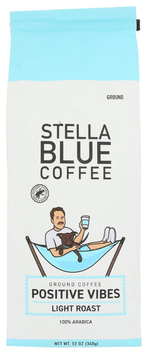 STELLA BLUE COFFEE GRND POSTIVE VBES - 12 OZ