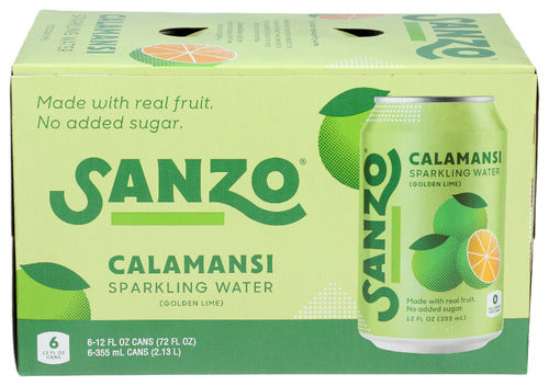 SANZO WATER SPRKL CLAMANSI 6PK - 72 FO
