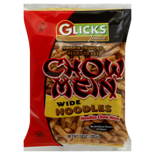 GLICKS NOODLE CHOW MEIN WIDE - 10 OZ