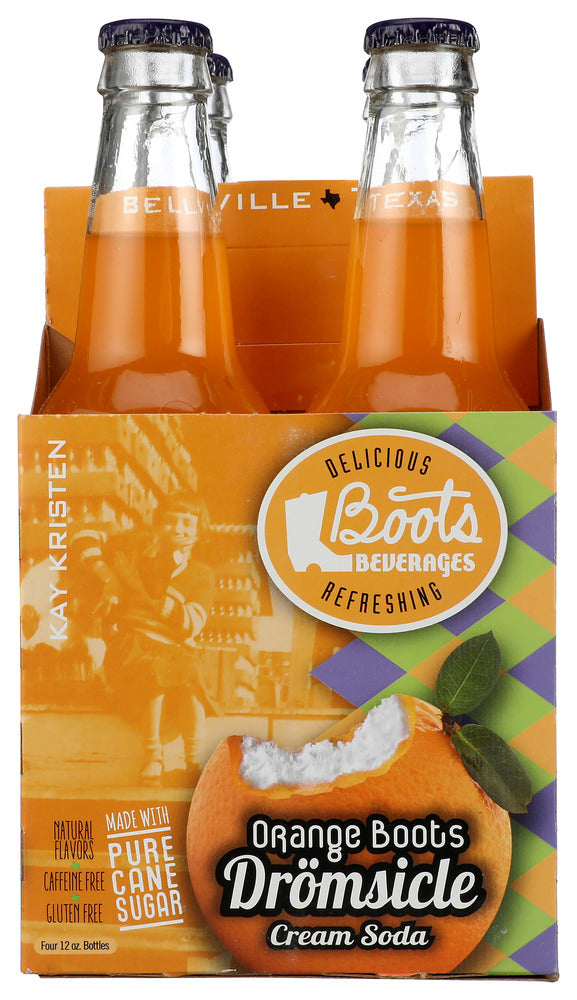 BOOTS BEVERAGES SODA ORNGE DROMSICLE 4PK - 48 FO