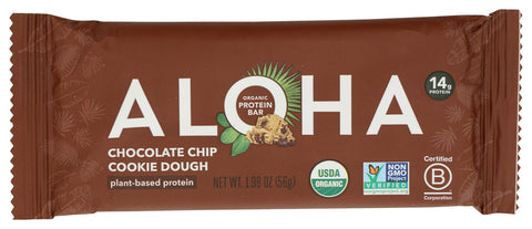 Aloha 
Bar Choc Chip Ckie Dgh, 1.98 OZ.