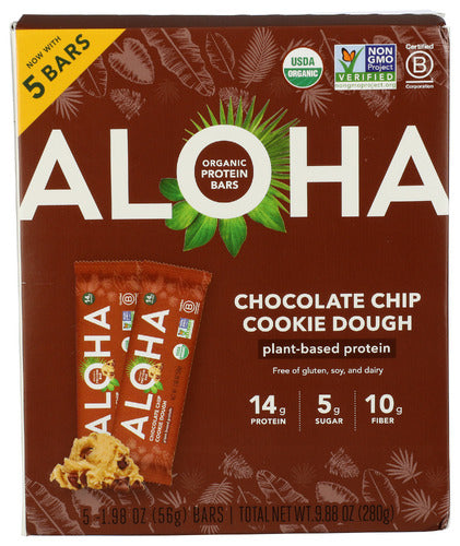 Aloha 
Bar Choc Chp Ck Dgh, 5 PK.