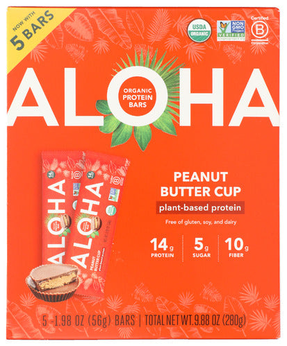 Aloha 
Bar Peanut Butter Cup, 5 PK.