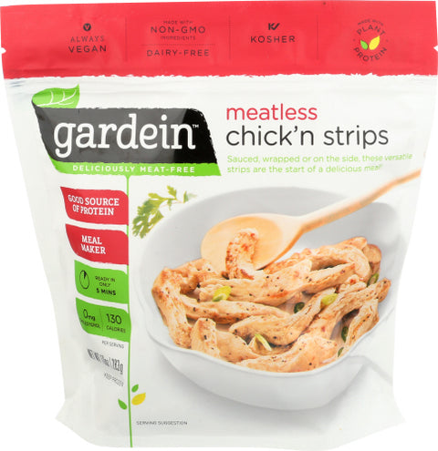 GARDEIN ENTREE CHICKEN STRIPS - 10 OZ