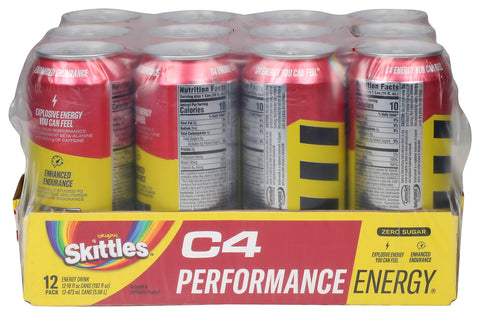 C4 
Drink Enrgy Prfrm Csm Rb, 16 OZ.