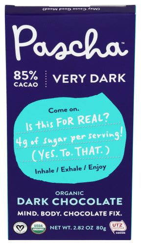 Pascha Choc Bar 85 Org, 2.82 OZ.