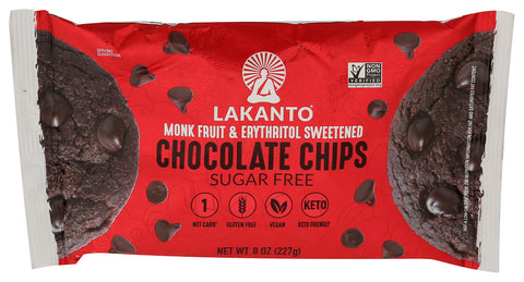 LAKANTO CHOCOLATE CHIPS ORIGINAL - 8 OZ