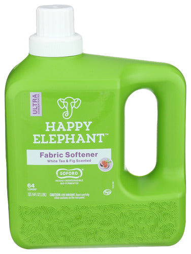 HAPPY ELEPHANT FABRIC SFTNR WHT TEA FIG - 64 FO