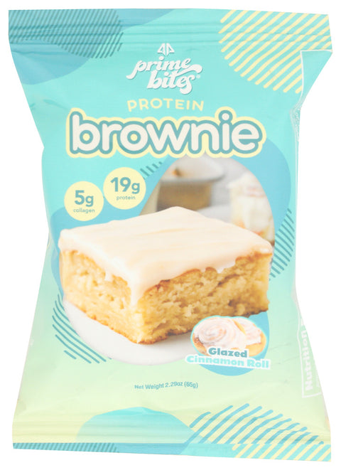 Prime Bites Bar Glazed Cinnamon Roll, 2.29 OZ.
