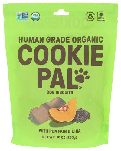 Cookie Pal 
Treat Dog Pmpkin Chia, 10 OZ.