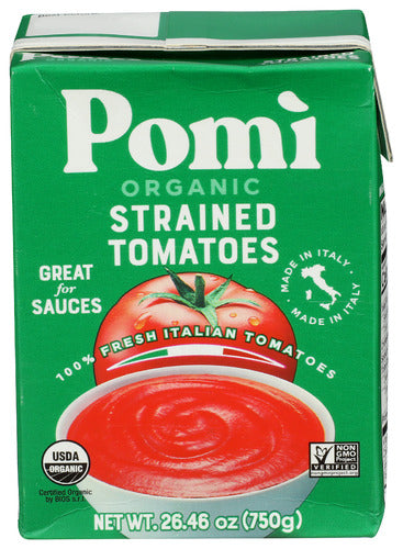 Pomi Tomatoes Strained Org, 26.46 OZ.