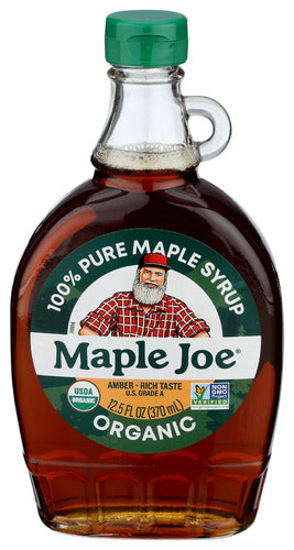 MAPLE JOE SYRUP MAPLE AMBER ORG - 12.5 FO