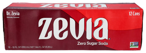 ZEVIA SODA ZERO DR ZEVIA 12PK - 144 FO