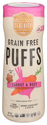 SERENITY KIDS TODDLER PUFFS CARROT BEET - 1.5 OZ