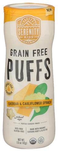 SERENITY KIDS PUFF WHT CHDR CLFLWR SPN - 1.5 OZ