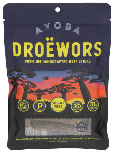Ayoba-Yo 
Droewors Beef Stick, 2 OZ.