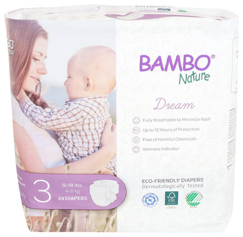 Bambo Nature 
Diapers Baby Size 3, 29 PK.