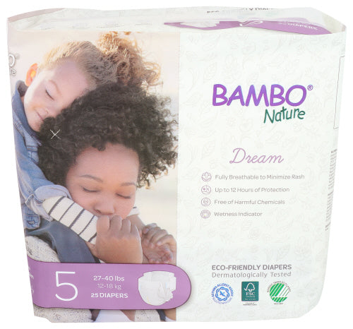 Bambo Nature 
Diapers Baby Size 5, 25 PK.
