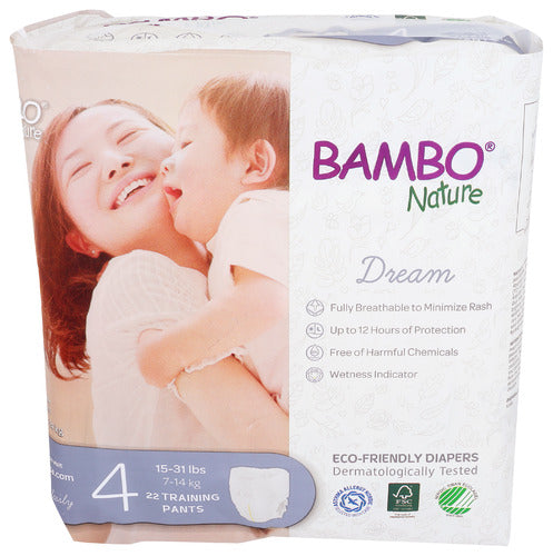 Bambo Nature 
Training Pants Size 4, 22 PK.