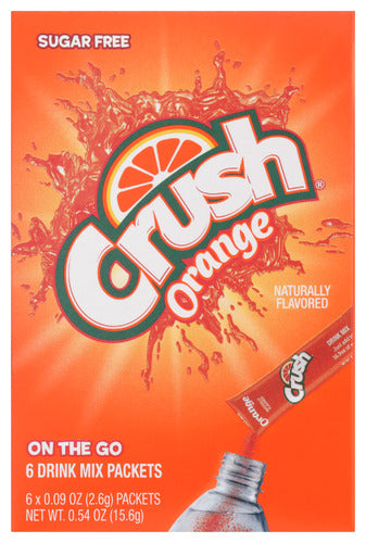 Crush 
Pwdr Mix Orange 6Pc, 0.54 OZ.