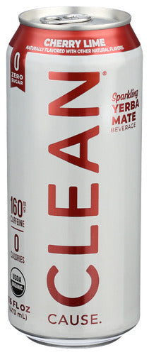 Clean Cause 
Tea Rtd Cherry Lime Sf, 16 FO.
