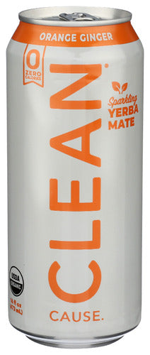 Clean Cause 
Tea Rtd Orange Gingr Org, 16 FO.