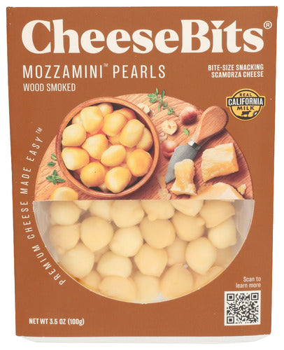 CHEESE BITS MOZZAMINI PEARLS WD SMKD - 3.5 OZ