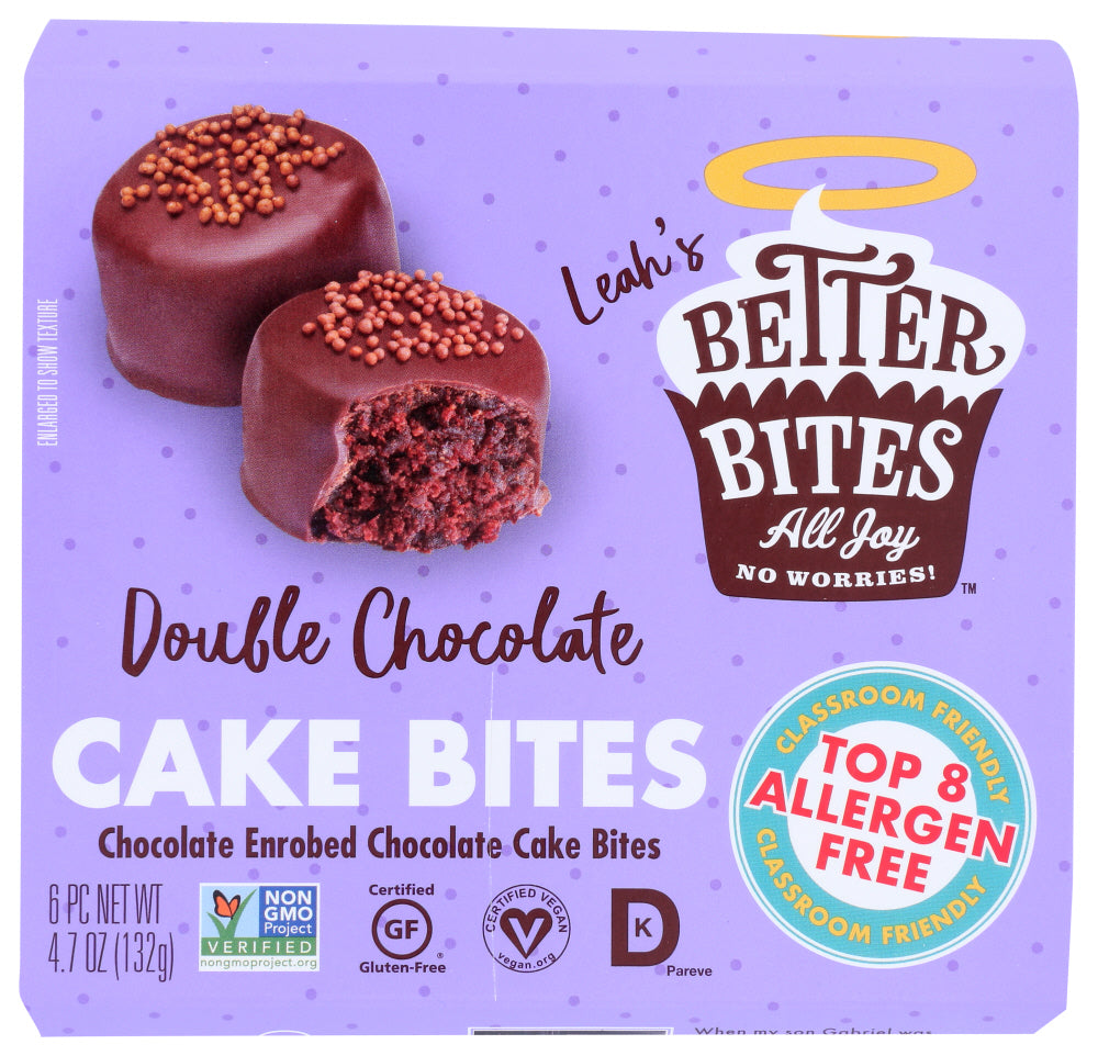 BETTER BITES CAKE BITES DBL CHOCOLATE - 4.7 OZ