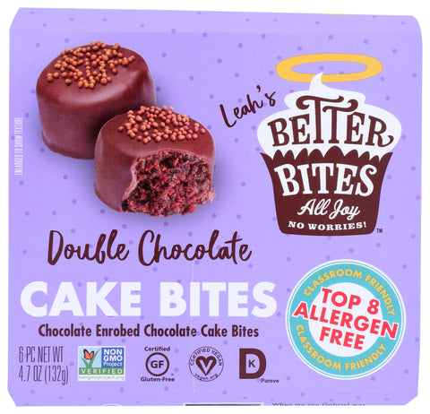 BETTER BITES CAKE BITES DBL CHOCOLATE - 4.7 OZ
