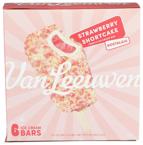 VANLEEUWEN BAR STRWBRRY SHRTCAKE 6PK - 18 FO