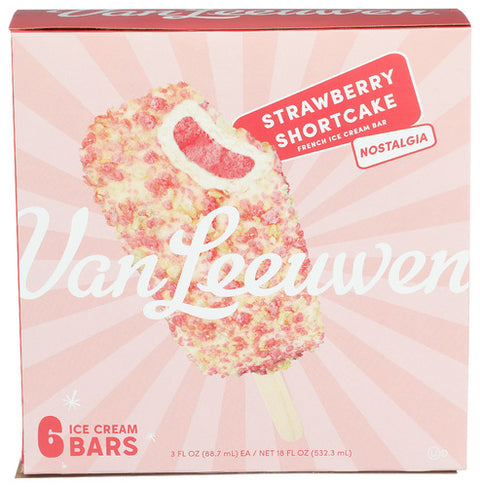 VANLEEUWEN BAR STRWBRRY SHRTCAKE 6PK - 18 FO