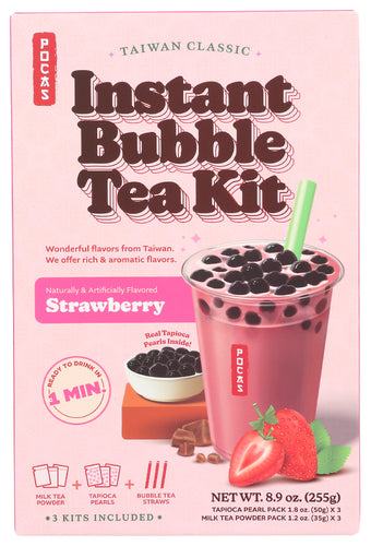 Pocas Tea Bubble Kit Strawbery, 8.9 OZ.