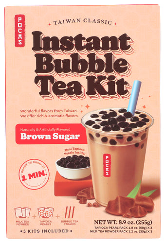 Pocas Tea Bubble Kit Brown Sgr, 8.9 OZ.