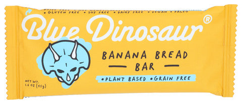 BLUE DINOSAUR BAR SNACK BANANA BREAD - 1.6 OZ