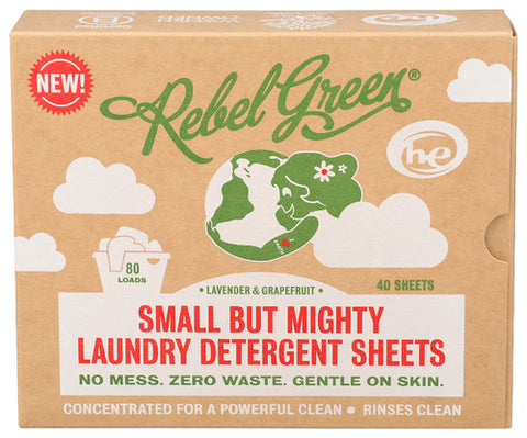 Rebel Green Laundry Sheet Lavndr Gft, 40 PC.