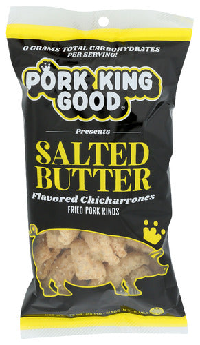Pork King Good Rinds Pork Salted Butter, 1.75 OZ.