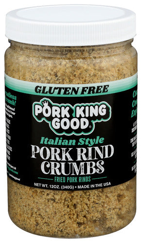 Pork King Good Pork Rind Crumbs Italian, 12 OZ.