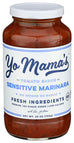 YO MAMAS FOODS SAUCE TOM SENS MARINARA - 25 OZ