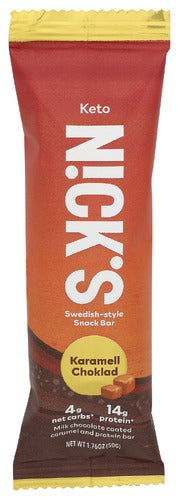 Nicks Bar Caramel Choc Protein, 1.76 OZ.