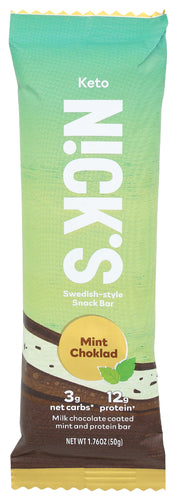 Nicks Bar Mint Chocolt Protein, 1.76 OZ.