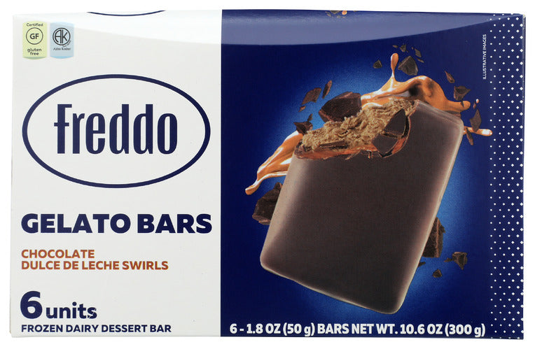 FREDDO BARS GELATO CHOC DLC LCH - 10.582 OZ