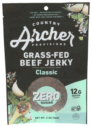Country Archer 
Jerky Beef Classic Ns, 2 OZ.