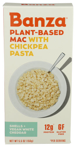 Banza 
Shells Mac N Chs Wht Chd, 5.5 OZ.