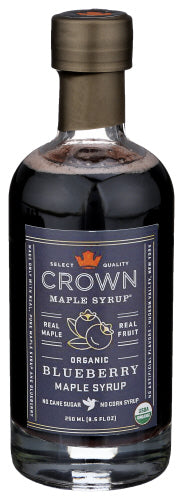Crown Maple 
Syrup Maple Blueberry Org, 8.5 FO.